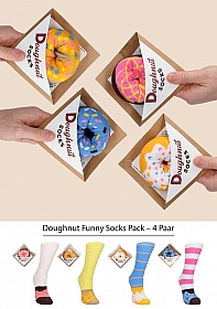 OHNO Cadeau Artikelen Donut Sokken - Multicolor