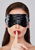 Butter Soft - Faux Leather Mask with Ruffles - One Size