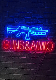 Gun - LED Neon Sign