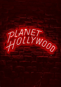 OHNO Woonaccessoires Neon Sign - Planet Hollywood - Neon Verlichting - Rood
