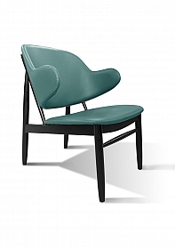 OHNO Furniture Wolfgang Lounge Stoel - Set van 2 - Zwart, Groen