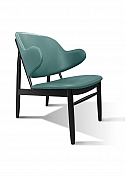 OHNO Furniture Wolfgang Lounge Stoel - Set van 2 - Zwart, Groen