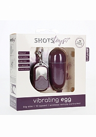 Vibrating Egg with 10 Speeds and Remote Control - Large