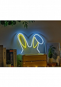 Bunny Ears - LED Neon Sign