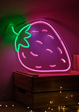 Strawberry - LED Neon Sign