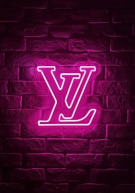 Neon Sign - LV Sign