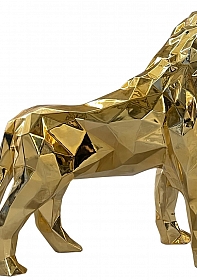 OHNO Home Decor - Fyberglass Sculpture Lion - Gold