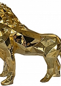 OHNO Home Decor - Fyberglass Sculpture Lion - Gold