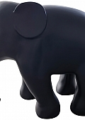 OHNO Home Decor - Fyberglass Sculpture Elephant - Black