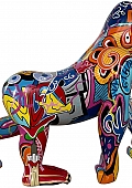OHNO Home Decor - Fyberglass Sculpture Gorilla - Multicolor