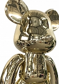 OHNO Home Decor - Fyberglass Sculpture Fashion Brick Bear - Gold