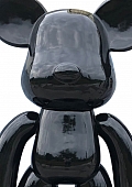 OHNO Home Decor - Fyberglass Sculpture Fashion Brick Bear - Black