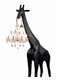 OHNO Home Decor - Fyberglass Sculpture Giraffe - Black