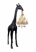 OHNO Home Decor - Fyberglass Sculpture Giraffe - Black
