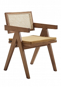 OHNO Furniture Houston - Wooden Office Chair - Walnut