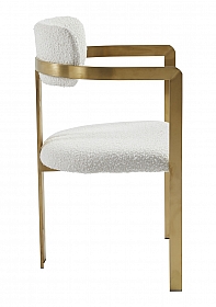 OHNO Furniture Chandler - Teddy Dining Chair - White