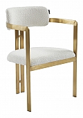 OHNO Furniture Chandler - Teddy Dining Chair - White