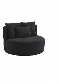 OHNO Furniture Miami - Teddy Love Seat - Black