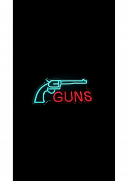 Guns - LED Neon Sign