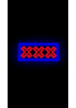 OHNO Woonaccessoires Neon Sign - XXX - Neon Verlichting - Wit